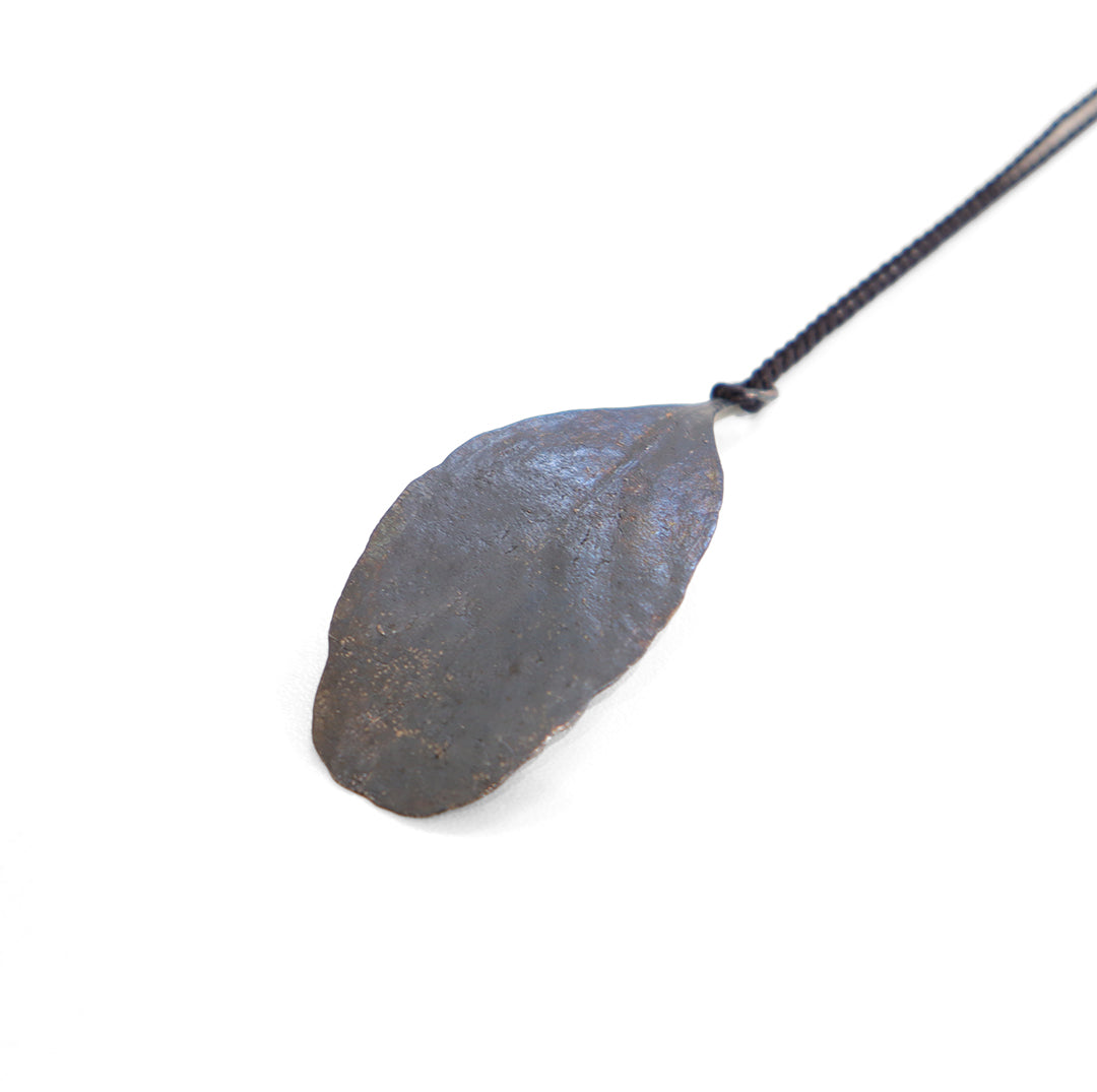 Anja Jagsch - Eucalyptus Leaf pendant