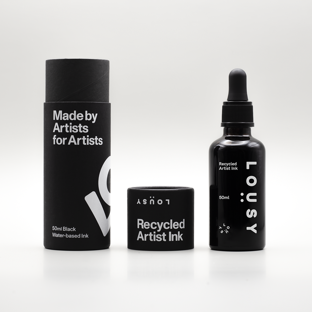 Cc Barossa Ink Lousy - Black Ink 50ml – Barossa Gallery