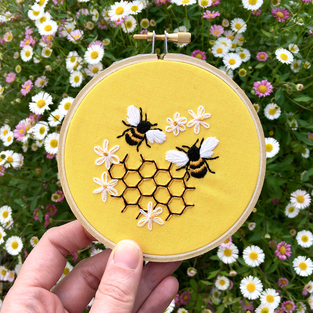 Embroidery Kit-Bees