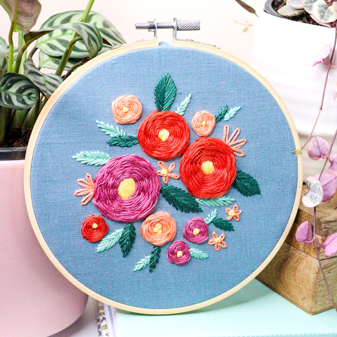 Embroidery Kit-Rose Garden