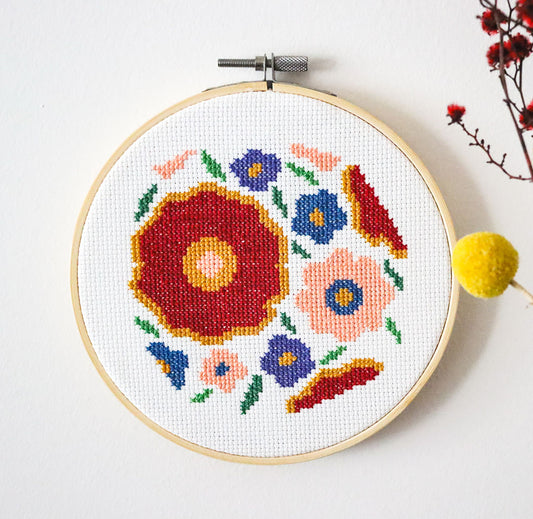 Cross Stitch Kit -Flower Fall