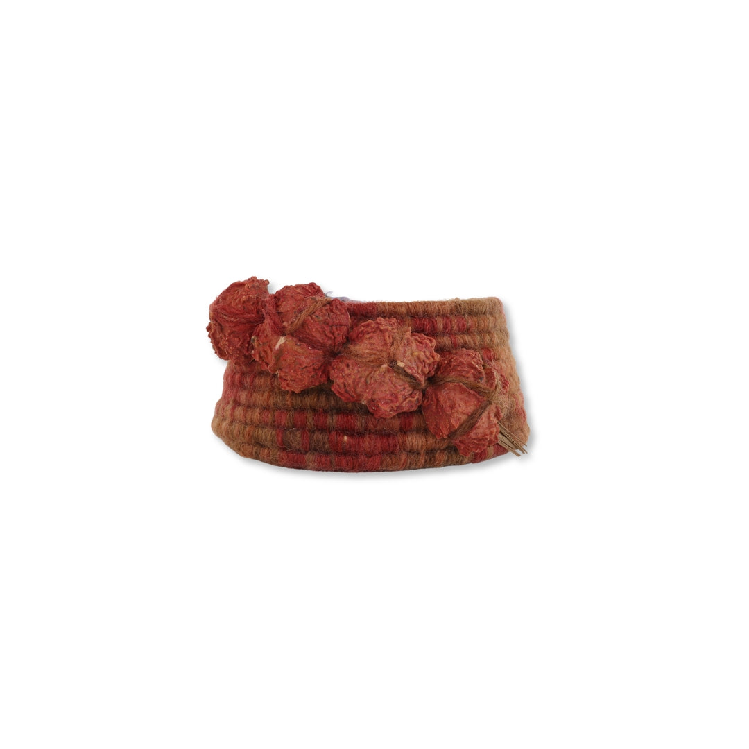 Cordyline & Gum Blossom basket - small