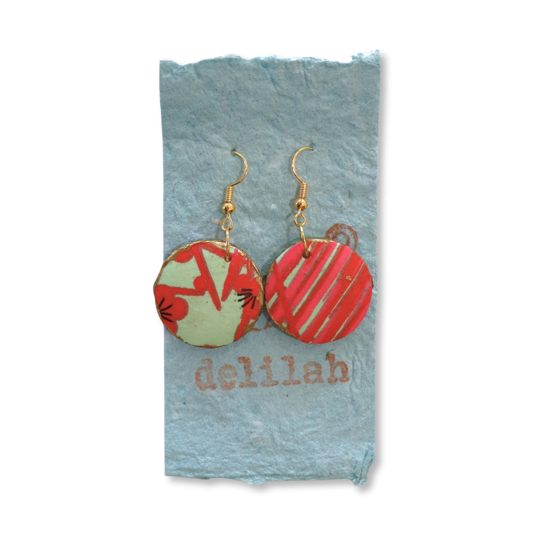 AM - Japanese Paper Earrings