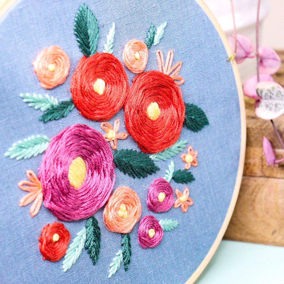 Embroidery Kit-Rose Garden