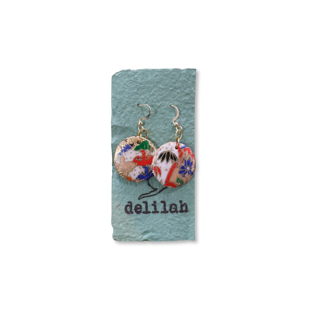 Japanese Paper Earrings